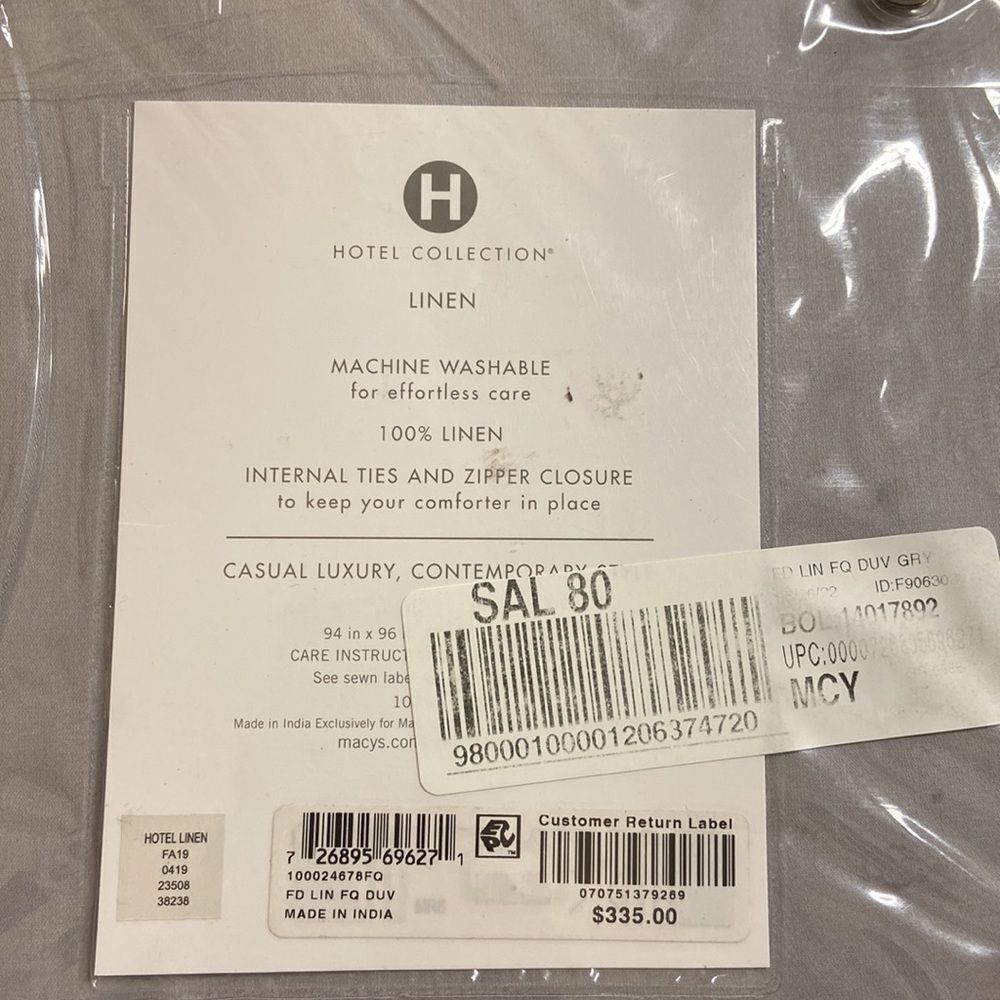 Hotel Collection Extra Deep Flat Sheet 680 Thread count - Picture 3 of 7